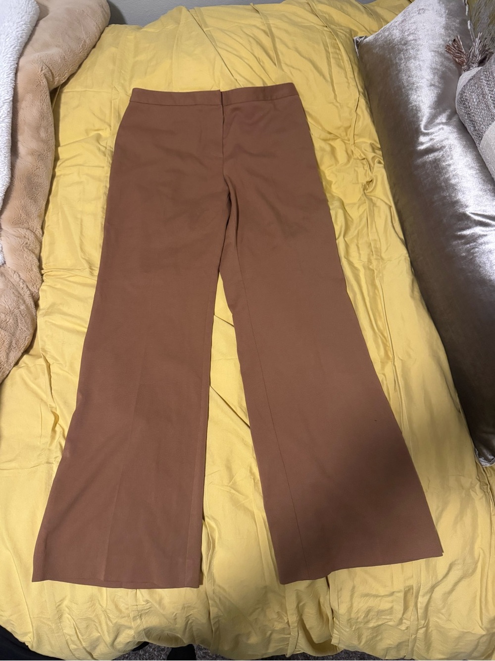 Label Inside Woman's wide leg pants